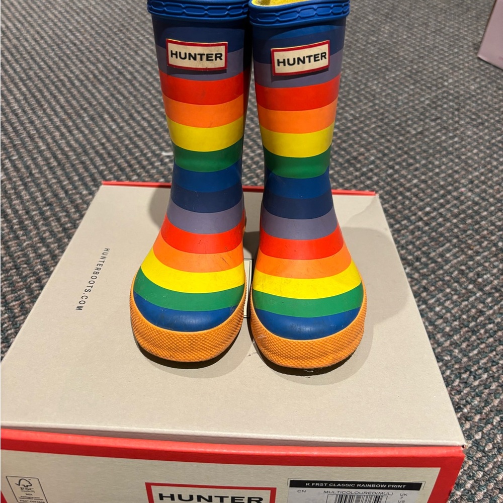 Hunter Red and Orange Rain Boots Vibrant Accessories